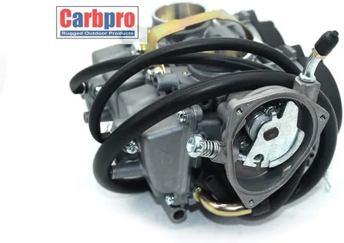 Miniatura 5 de Carburador YFM660 para Yamaha Raptor 660 660R YFM660 YFM660 660R Carb con filtro de aire espuma y válvula de combustible Petcock Raptor Reemplazar