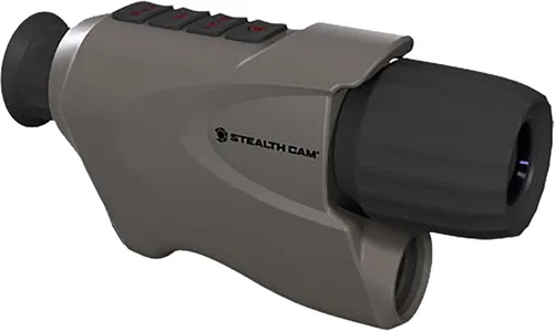 Stealth Cam Monocular Digital de Caza Nocturna de 3x20mm con Lente Objetivo HQ de Alta Resolución, Filtro Infrarrojo 9X, Antideslizante y Resistente