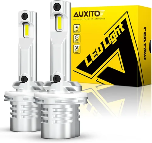 Miniatura 12 de AUXITO Bombilla LED H3 amarilla 3000K, 16,000 lúmenes, 600% súper brillante, 10 años de vida útil, tamaño 1:1 Plug-n-Play, instalación 100%