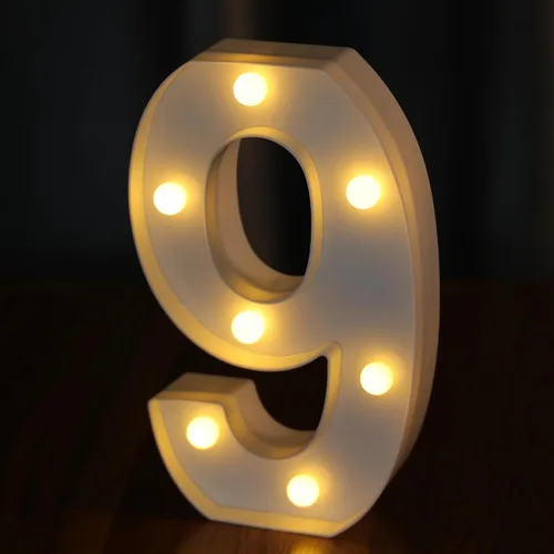 Miniatura 18 de Letras Iluminadas, Luces de Letras LED 26 del Alfabeto, Letra Iluminada Decorativa, Letras de Marquesina LED que Funcionan con Pilas para Fiesta