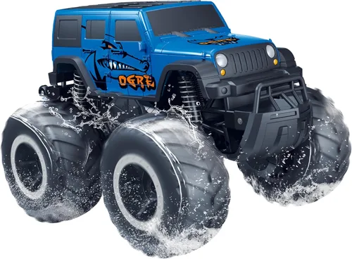 Miniatura 9 de Threeking 1:16 Coches de juguete impermeables RC Monster Truck Camiones de control remoto anfibios 4WD Todo terreno Camión de recogida Todo terreno