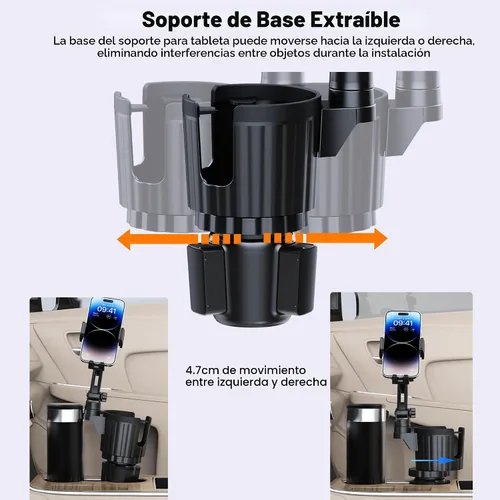 Miniatura 6 de Soporte para tablet con brazo ajustable para tablet iPhone de 3 a 11 pulgadas, iPad Pro Air Mini, Fire, iPhone 15, Galaxy S24 Z Fold 5