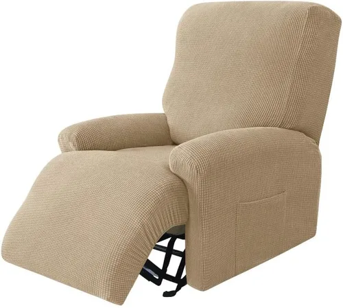 Miniatura 20 de Konsilsa Fundas para sofá reclinable de 1/2/3/4 plazas, funda elástica para sillones reclinables, funda para sillón reclinable, funda Tela 1-22