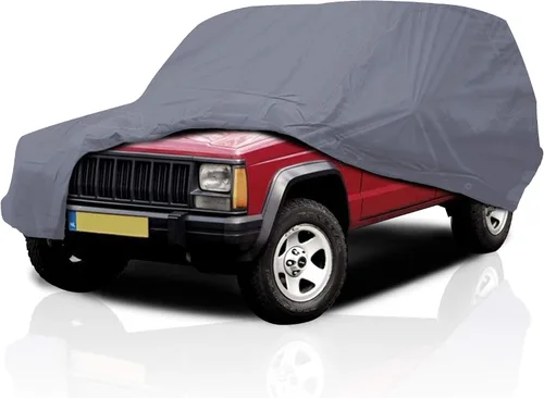 Miniatura 7 de USCarCover Protección Suprema para Todo Clima, Funda Respirable para Auto Jeep CJ3 1959-1964 SUV Tela Mejorada contra la Contaminación, Polvo, Sol
