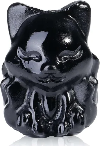 Miniatura 7 de LAIDANLA Figura de zorro de cuarzo rosa de 2 pulgadas, cristales curativos, estatua de zorro rosa, tallada a mano, piedra natural pulida, Reiki