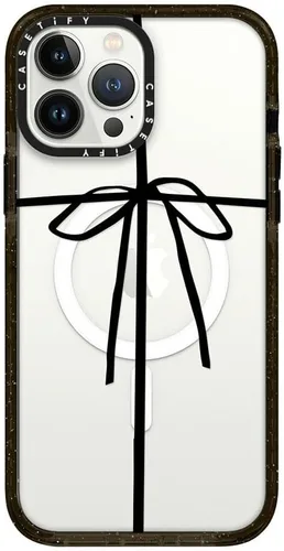 Miniatura 514 de Funda Impact de CASETiFY para iPhone 13 Pro Max con Magsafe - Estuche Claro Cuento de Invierno - Claro Negro Estuche transparente Winter Tale