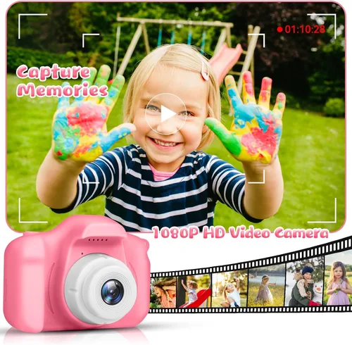 Miniatura 3 de Cámara para Niños y Niñas, Cámara Digital GPOSY para Niños, Cámara para Niños Pequeños Regalos de Juguete de Navidad y Cumpleaños para Niños de 3 4