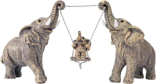 Estatua de elefante para decoración del hogar. Regalos de elefante para mujeres, mamá. Decoración de elefante para sala de estar, oficina,
