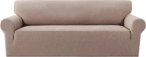 Miniatura 12 de MeilleMaison Funda elástica para silla reclinable, funda para sofá de 1 pieza con parte inferior elástica, lavable, protector de muebles Negro