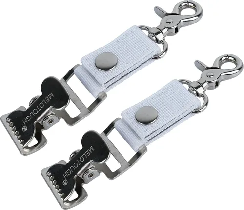 Miniatura 10 de MELOTOUGH Clip para guantes de golf, clips para cinturón con pinzas de cocodrilo para guantes de trabajo, guantes de construcción, accesorios