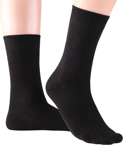 Miniatura 2 de ELYFER Calcetines de vestir delgados de bambú para mujer, calcetines casuales de color redondo, costura cómoda