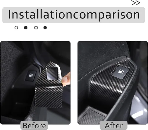 Miniatura 4 de Marco de botón de interruptor de tapa de depósito de combustible para Honda Pilot 2016-2022/Ridgeline 2017-2023/Passport 2019-2023, accesorios