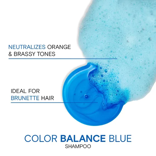 Miniatura 4 de Joico Color Balance Blue Shampoo For Lightened Brown Hair Eliminate Brassy Orange Tones Boost Color Vibrancy & Shine Protect Against Harmful