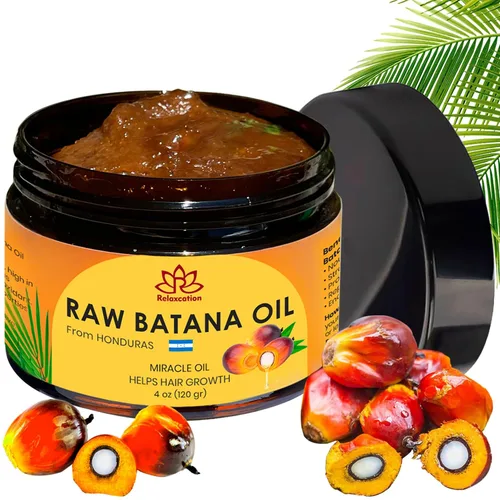 Aceite de batana de AUTHENTIC - Fuente pura de Honduras | Hidrata el cabello, mejora la salud del cuero cabelludo y promueve el crecimiento (4 onzas)