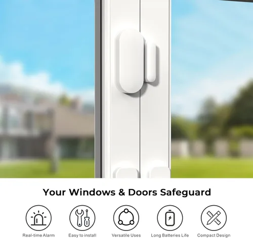 Miniatura 6 de PGST Sistema de alarma para el hogar, sistema de alarma para seguridad en el hogar, control remoto inalámbrico WiFi, aplicación de alerta, sensor