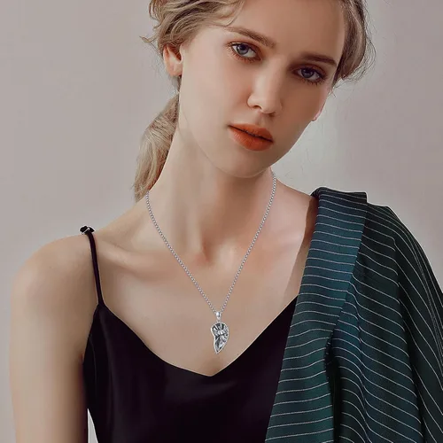 Miniatura 646 de Collar con colgante de plata de ley 925 con medalla de San Patrón, joyería religiosa para hombres y mujeres, con cadena de acero inoxidable 316L