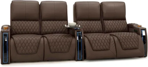 Miniatura 113 de Seatcraft Apex Zero-Gravity CoolZero - Asiento de cine en casa de cuero italiano, reposacabezas eléctrico, lumbar eléctrico, reclinable eléctrico