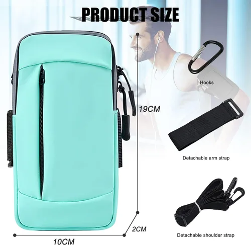 Miniatura 3 de Soporte para teléfono celular para correr, bolso cruzado para mujeres, hombres, niños, iPhone 11, 12, 13, 14, 15, 16e, 16, 17, Pro, Max, XS, Xr, X
