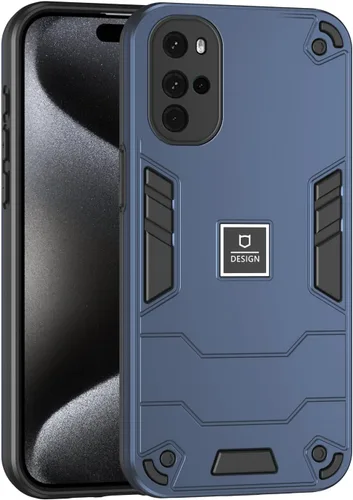 Miniatura 271 de Funda compatible con Huawei Y9 Prime (2019), compatible con Huawei Y9 Prime (2019) 4G STK-L21 2 en 1 [PC duro + TPU], funda de teléfono azul