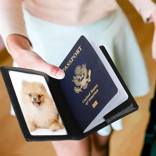 Miniatura 3 de labato Soporte para pasaporte para mujer, cartera de pasaporte, organizador de documentos de viaje, accesorios de crucero impermeables