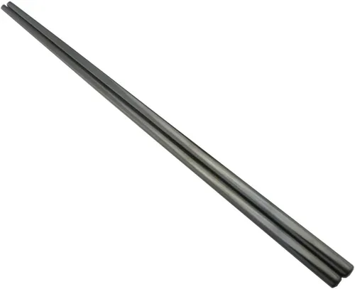 Miniatura 6 de Utensilios negros reutilizables con estuche, saludables y ecológicos, juego de vajilla portátil de acero inoxidable de 8 piezas, juego de vajilla