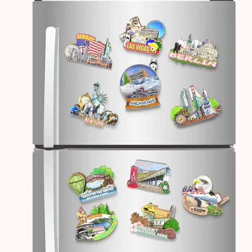 Miniatura 4 de Imán de anclaje de Estados Unidos para refrigerador, anclaje de Estados Unidos, emblemático de anclaje, recuerdos coleccionables, recuerdos