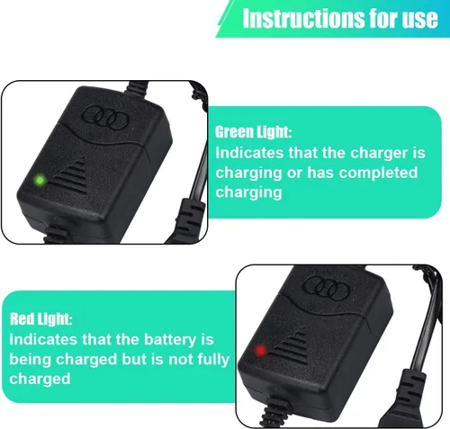 Miniatura 5 de ZIMISI Cargador de batería de plomo ácido sellado (SLA) de 12 V 1300 mA, mantenedor de cargador automático de goteo con protección contra