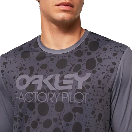 Miniatura 7 de Oakley Maillot manga corta Maven Rc, negro (Black Frog)