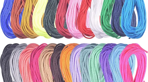 Miniatura 39 de KONMAY 80 Yardas 1.0mm Cordón Rattail de Nylon Satén Seda Trim Hilo para Cuentas para Nudos Chinos, Kumihimo, Trabajo con Cuentas, Macramé, 2-Azul