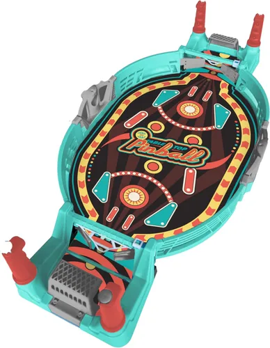 Miniatura 6 de MUKIKIM Pinball de mesa de cabeza a cabeza, clásico juego de mesa arcade sin batería, emocionante juego de mesa familiar para 2 jugadores con acción
