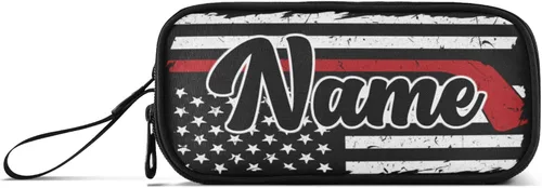 Miniatura 10 de Fisyme Estuche de lápices personalizado con bandera de México, caja de gran capacidad para bolígrafos, bolsa de maquillaje, organizador
