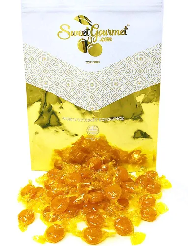 Miniatura 12 de SweetGourmet Botones de mantequilla Caramelo duro envuelto a granel de Arcor 1 libra