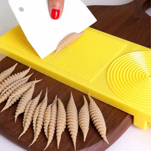 Miniatura 8 de Tabla de pasta de macarrones de espagueti, juego de tablero multifuncional de ñoquis, kit de molde de pasta hecho a mano, suplemento alimenticio