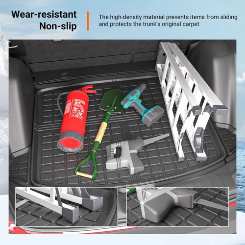 Miniatura 4 de Alfombrilla de maletero powoq Compatible con Honda CRV 2017-2022, alfombrilla de carga para todo clima, reemplazo para accesorios Honda CRV