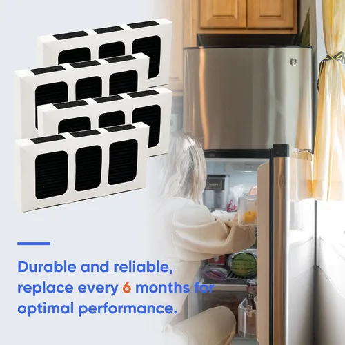 Miniatura 7 de Paquete de 4 filtros de aire de repuesto para refrigerador compatibles con Pureair Ultra 2 Frigidaire, Pure Air Ultra 2, Pureair Ultra ii