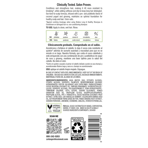 Miniatura 10 de Biotera Strengthening Conditioner for Long, Growing Hair - Strengthens & Reduces Breakage with Coconut & Pomegranate Oil, Enhances Shine & Softness