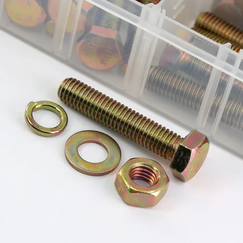 Miniatura 7 de Juego surtido de 860 piezas de pernos métricos de grado 8.8, juego surtido de pernos y tuercas M4 M5 M6, 14 tamaños más comunes, 32.8-131.2 ft