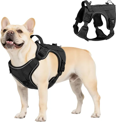 Miniatura 10 de VavoPaw cinturón de seguridad para perro, arnés de coche con peto de seguridad y hebilla ajustable para vehículo, cinturón de seguridad de nailon