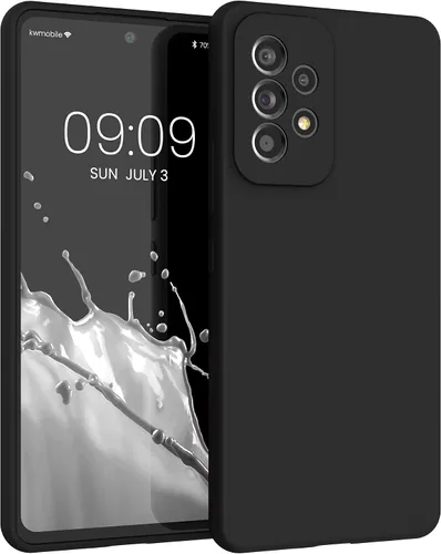 Miniatura 245 de kwmobile Funda Compatible con Samsung Galaxy A14 5G - Funda de teléfono de TPU y silicona con acabado suave - Verde Lima