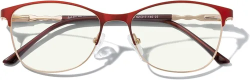 Miniatura 6 de MERRY'S Gafas de lectura para mujer, lentes de bloqueo de luz azul para mujer, anteojos de lectura para computadora Rojo-2.047 in