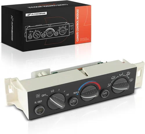 A-Premium Módulo de Panel de Control de Clima de Calefacción/A/C con Desempañador de Ventana Trasera Compatible con Vehículos Chevy, Cadillac y GMC