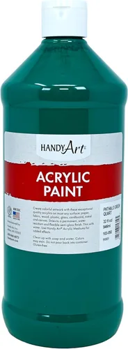 Miniatura 85 de Pintura acrílica para estudiantes, artesanías de 16 onzas. Plateado metálico