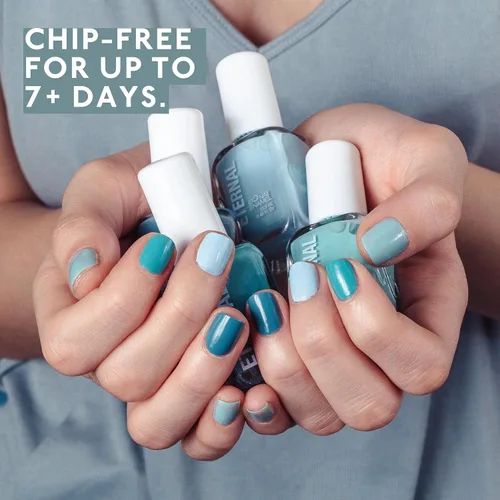 Miniatura 4 de Eternal Juego de esmaltes de uñas verdes para mujer (atención) – Juego de esmaltes de uñas azul claro para niñas – Esmalte de uñas blanco de larga