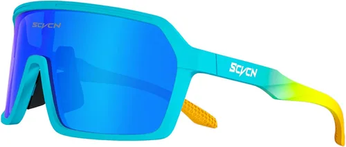 Miniatura 10 de SCVCN Gafas de ciclismo polarizadas deportivas MTB BMX, hombres y mujeres, correr, conducir, pesca, golf 02