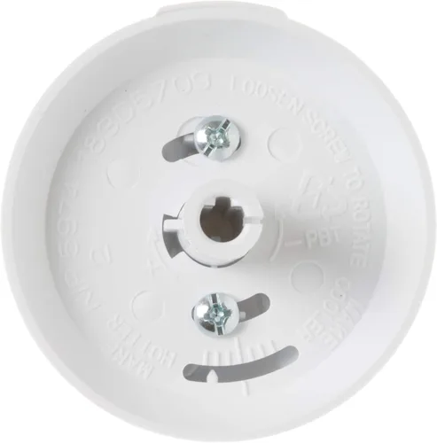 Miniatura 2 de GE WB03K10036 Pomo de control original OEM (blanco) para hornos GE