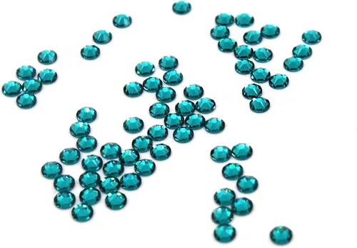 Miniatura 4 de Preciosa Viva Rhinestones Sin Hotfix Flatback - Circón azul - SS12 (0.118 in) - Elige tu cantidad (72)