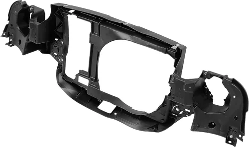 Miniatura 7 de ECOTRIC Soporte de radiador compatible con 2002-2008 Mini Cooper Base Modelo Replacememnt para #51647200799 MC1225101 Panel de montaje de plástico