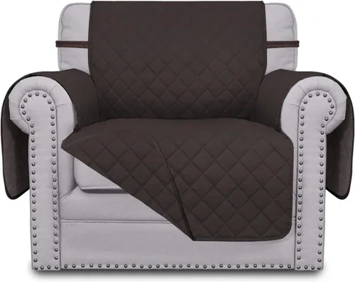 Miniatura 324 de Easy-Going - Funda para sofá, futón y sillón sin reposabrazos, reversible, resistente al agua, para mascotas y niños (azul oscuro/azul claro)
