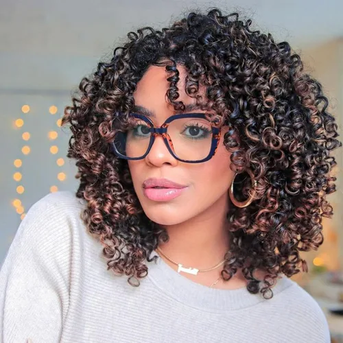 Miniatura 12 de 7 paquetes de cabello rizado de ganchillo GoGo de 6 pulgadas, pelo corto, para mujeres, rizos de playa, trenzas de ganchillo de torsión profunda
