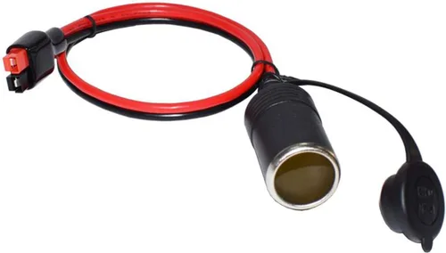 Miniatura 4 de Conector 45A a encendedor de cigarrillos hembra de 12 V, cable resistente de 12 AWG, compatible con Anderson Powerpole para transferencia